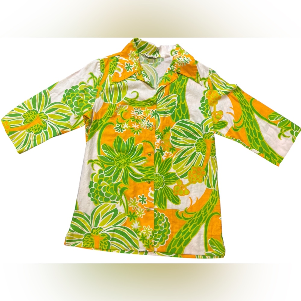 Vintage Bayard Button Down Blouse Size 12
